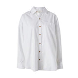 Peta Oversized Shirt in White