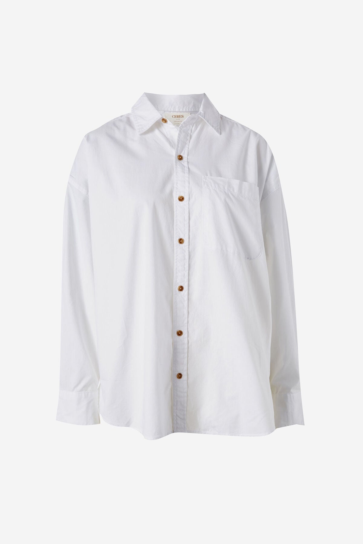Peta Oversized Shirt in White