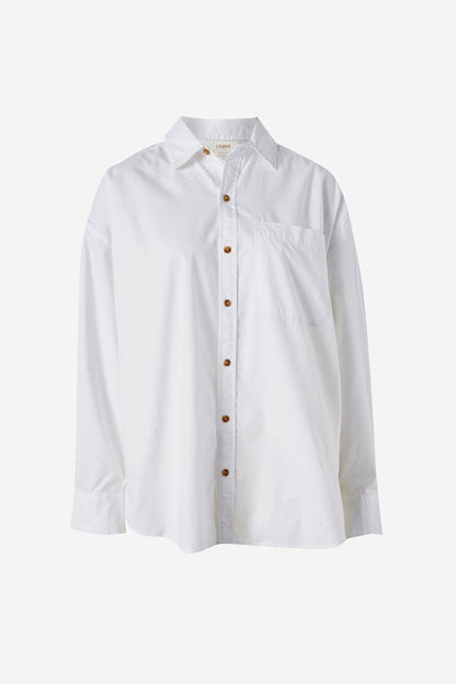 Peta Oversized Shirt in White