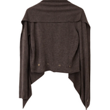 Soho Merino Wrap Knit in Chocolate