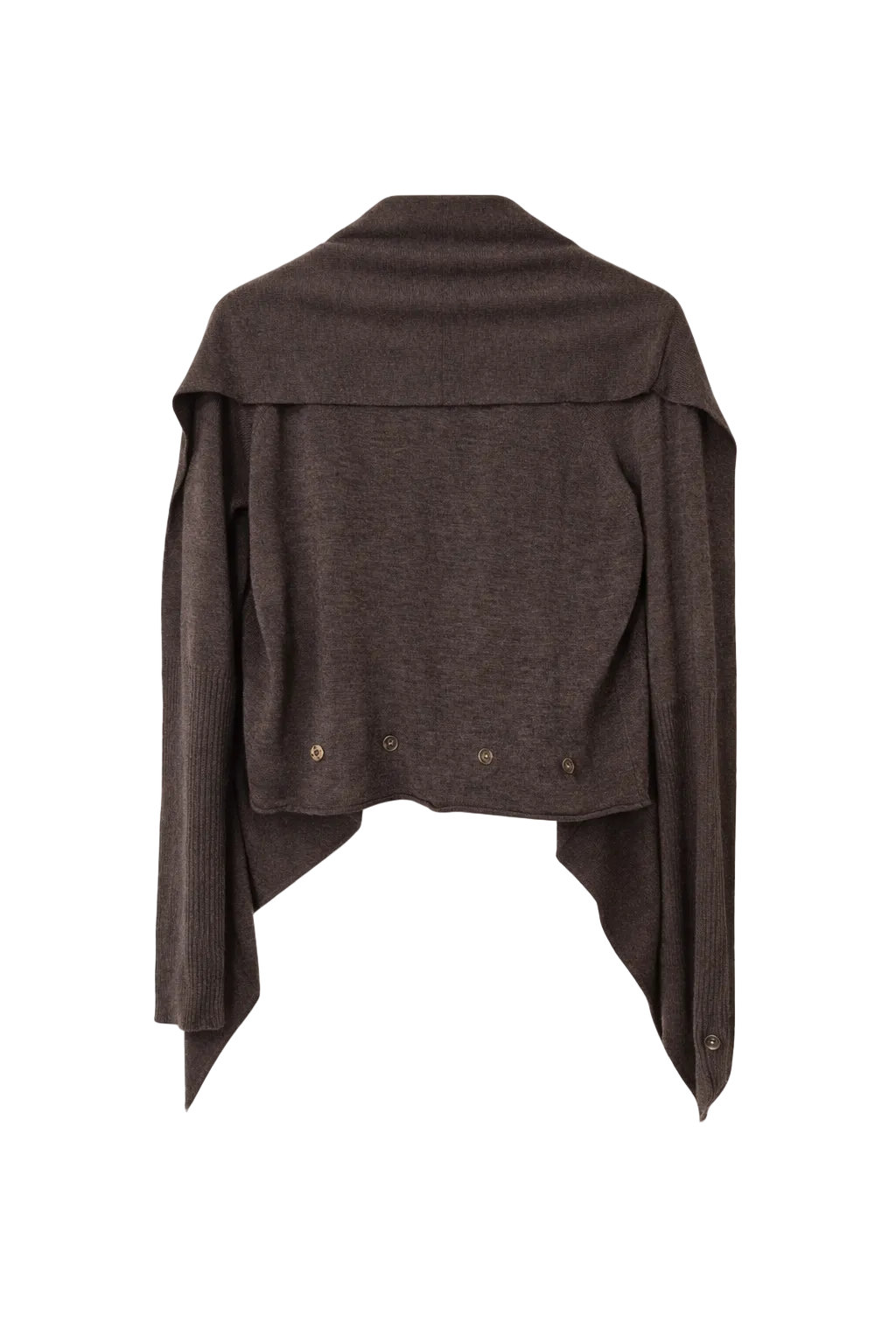 Soho Merino Wrap Knit in Chocolate