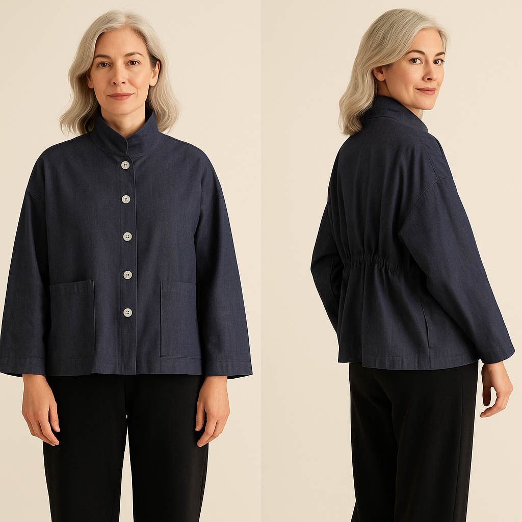 Dakota Jacket in Chambray