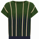 Axil Top - Fern/Ink/Pebble