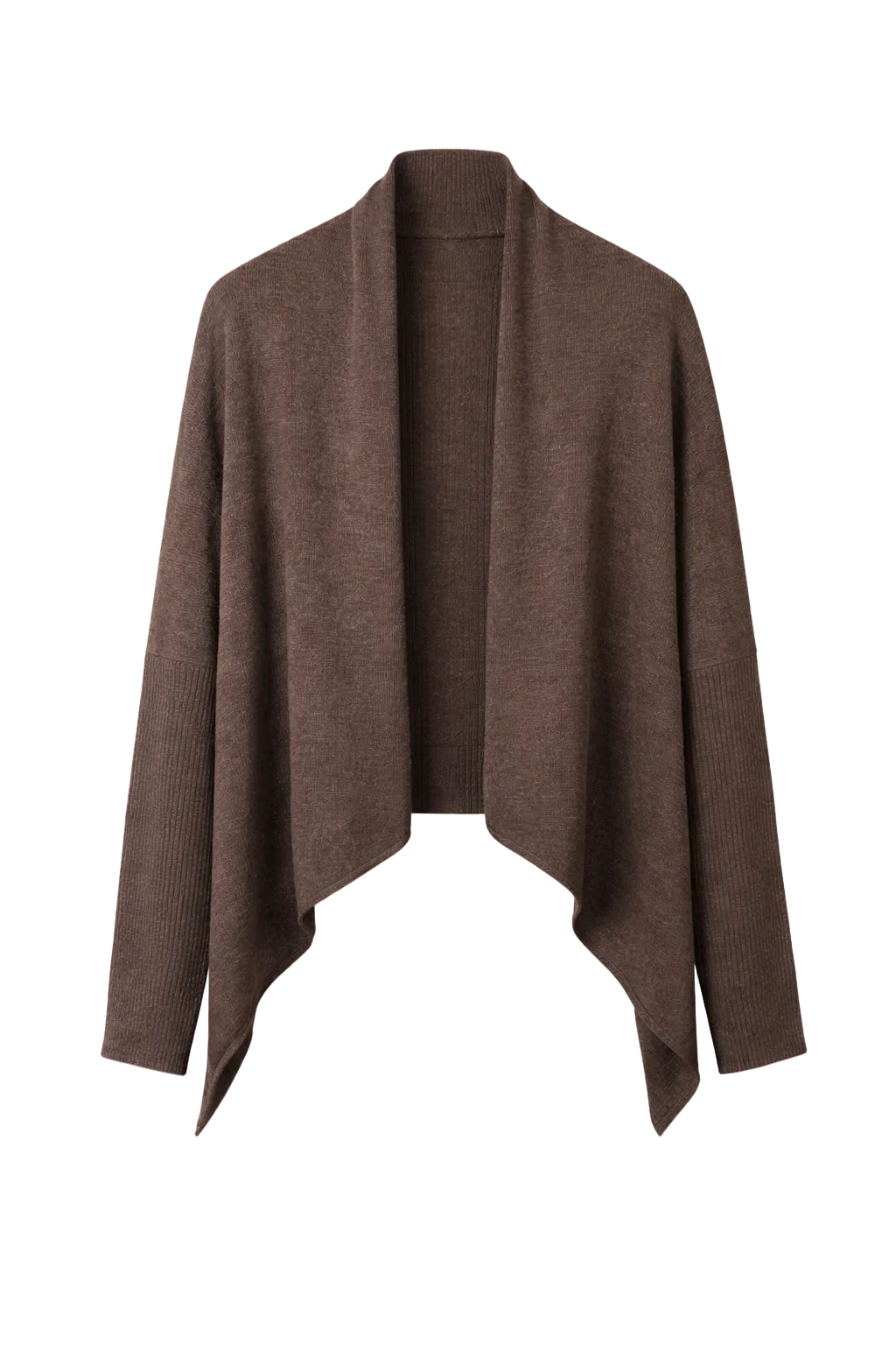 Soho Merino Wrap Knit in Chocolate