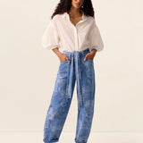 Elodie Denim Barrel Leg Jean