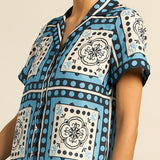 Lumen Top in Bay Scarf