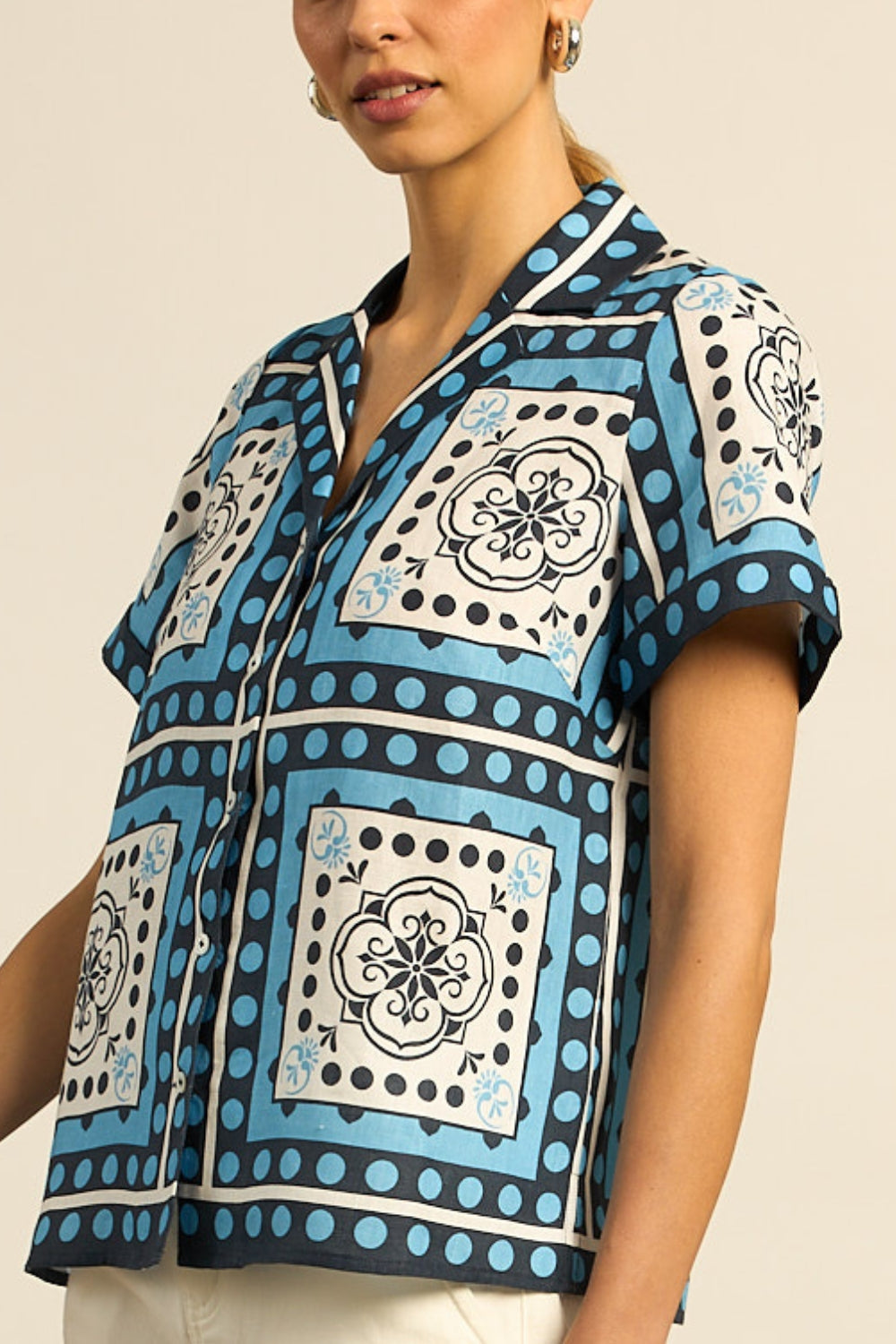 Lumen Top in Bay Scarf