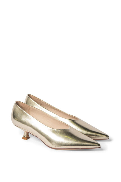 Candid Heel in Metallic