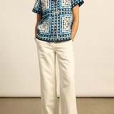 Lumen Top in Bay Scarf