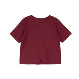 Iris Top in Merlot