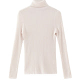 Vespa Merino Ribbed Polo in Chalk