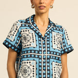 Lumen Top in Bay Scarf