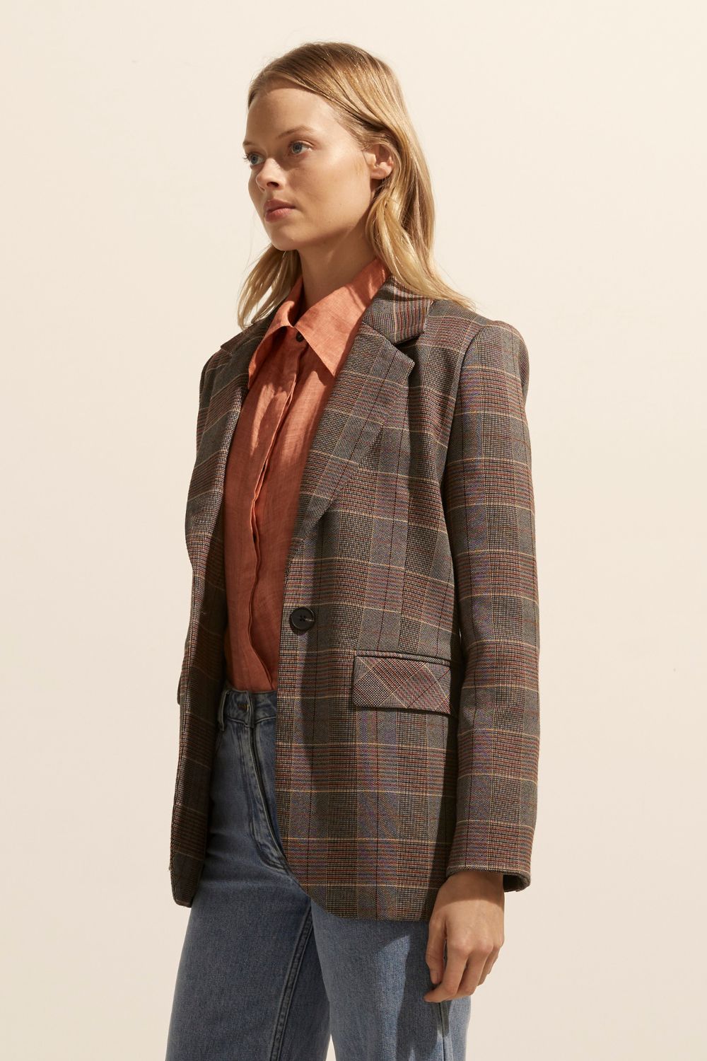 Scout Jacket in Clay Check