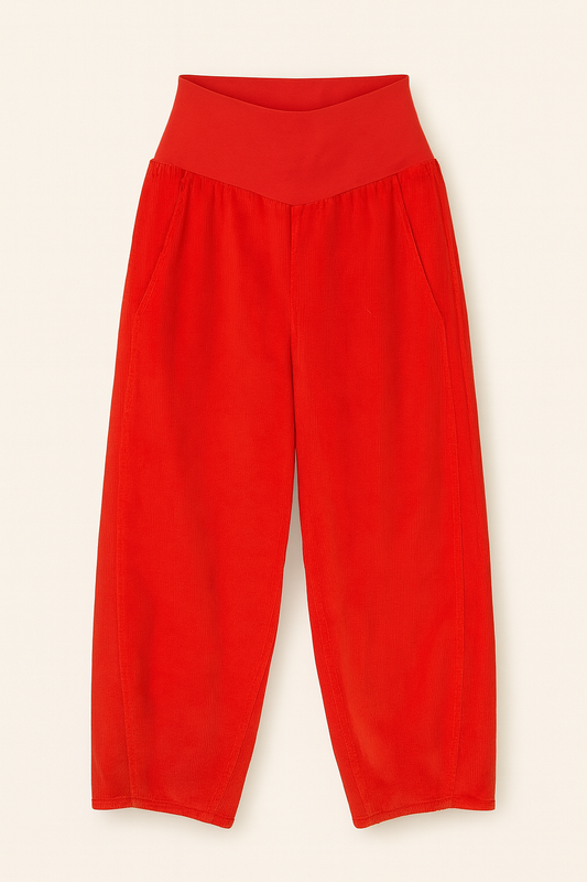 Roma Pant in Red