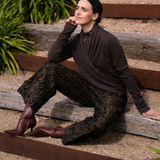 Soho Merino Wrap Knit in Chocolate