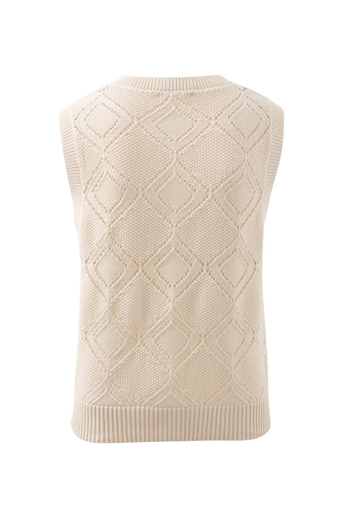 Dahlia Diamond Knit Vest