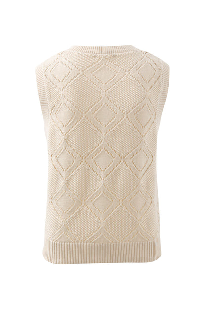 Dahlia Diamond Knit Vest