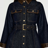Nia Denim Midi Dress