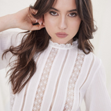 Guinevere Top in Ivory