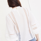 Guinevere Top in Ivory