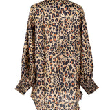 Hudson Silk Blouse in Feline