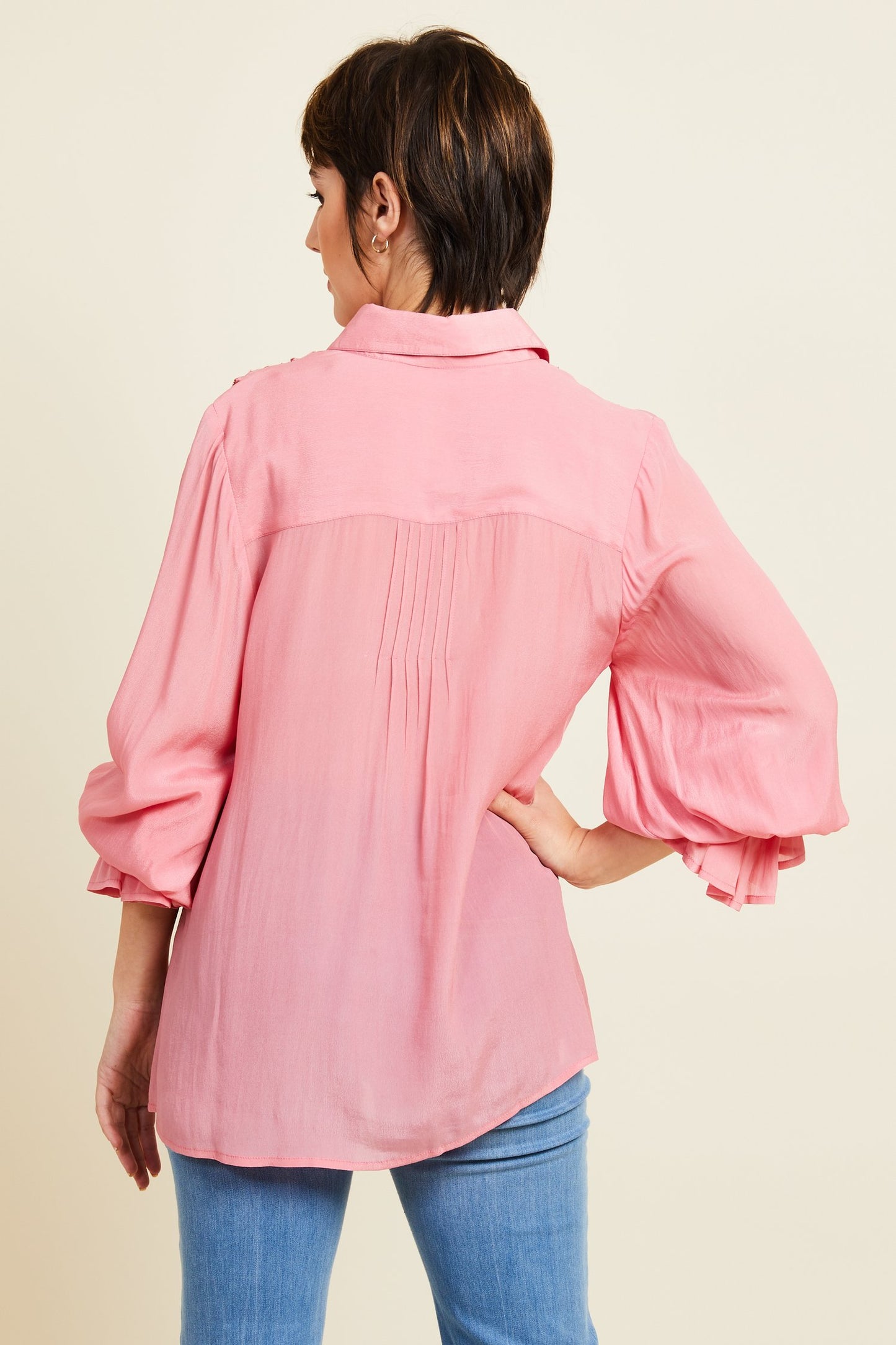 Harper Blouse in Pink