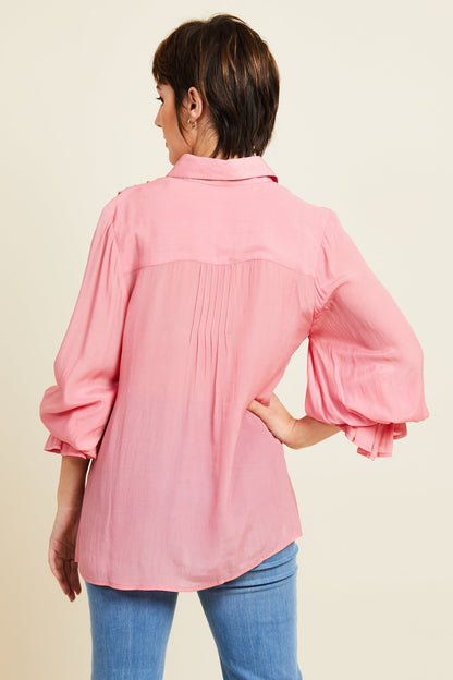 Harper Blouse in Pink