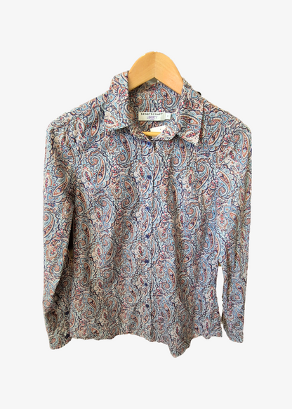 Liberty Fabric Paisley Shirt - preloved