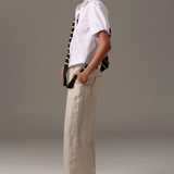 Louie Cropped Shirt White