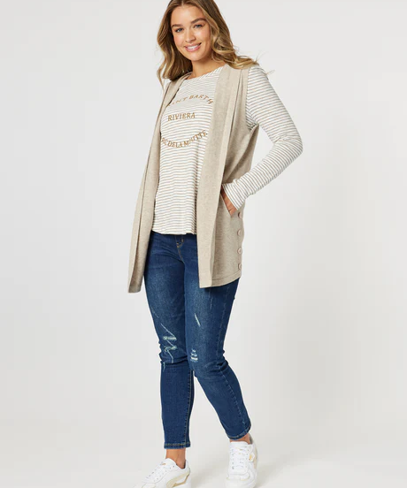 Ollie Vest Oatmeal