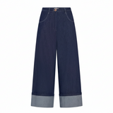 Doyle Cuffed Denim Pant Indigo