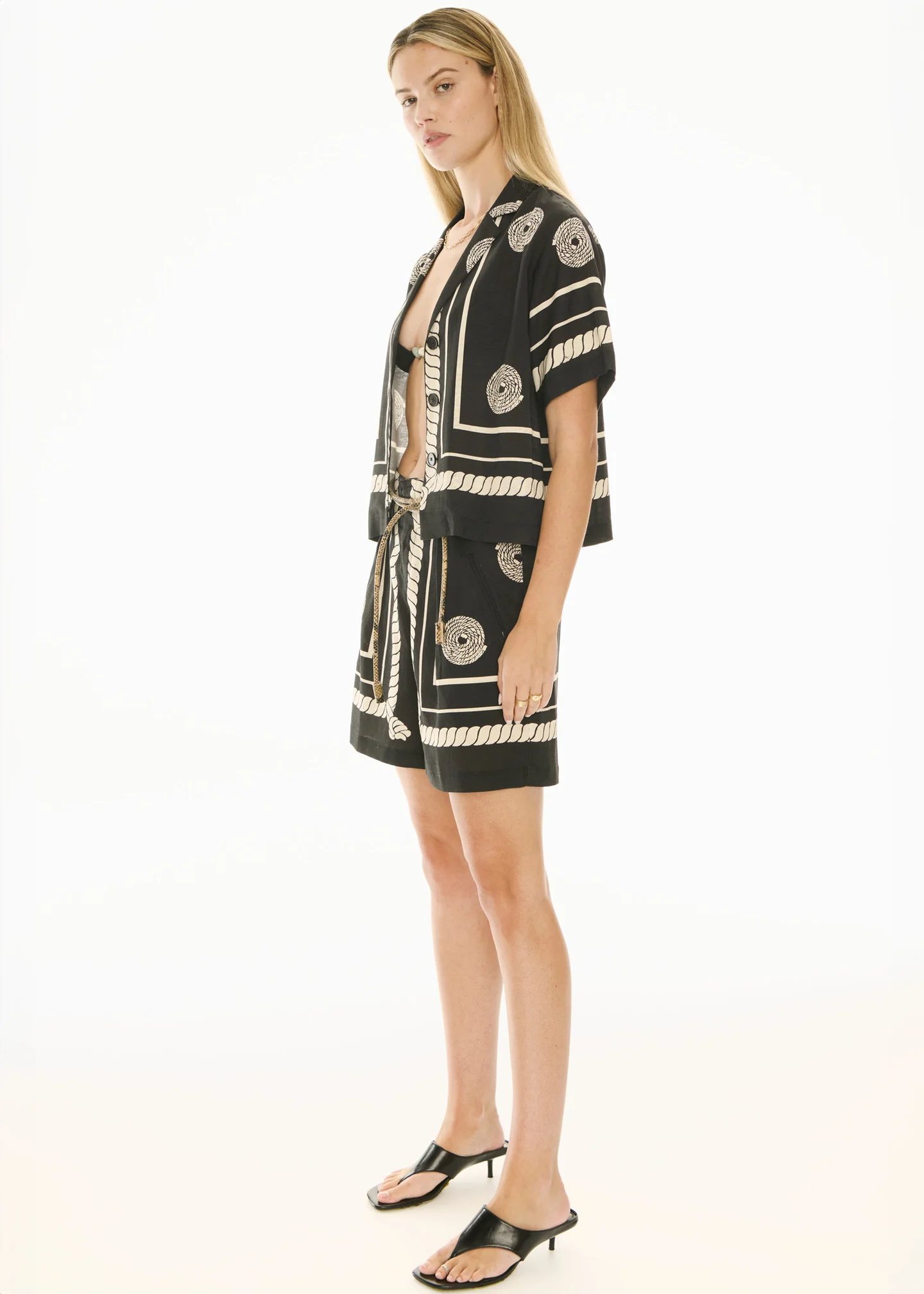 Tangle Shirt Black/Pebble