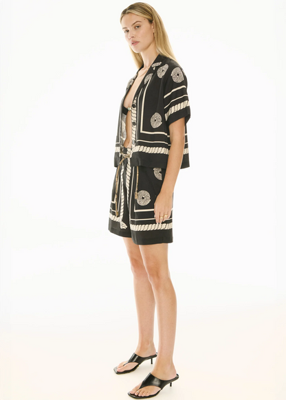 Tangle Shirt Black/Pebble