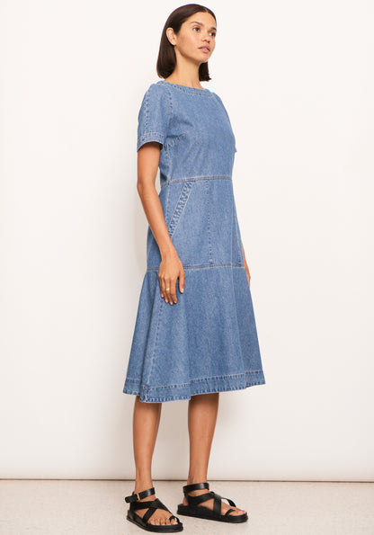 Raydel Denim Dress in Light Wash