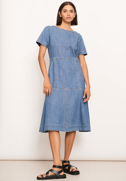 Raydel Denim Dress in Light Wash