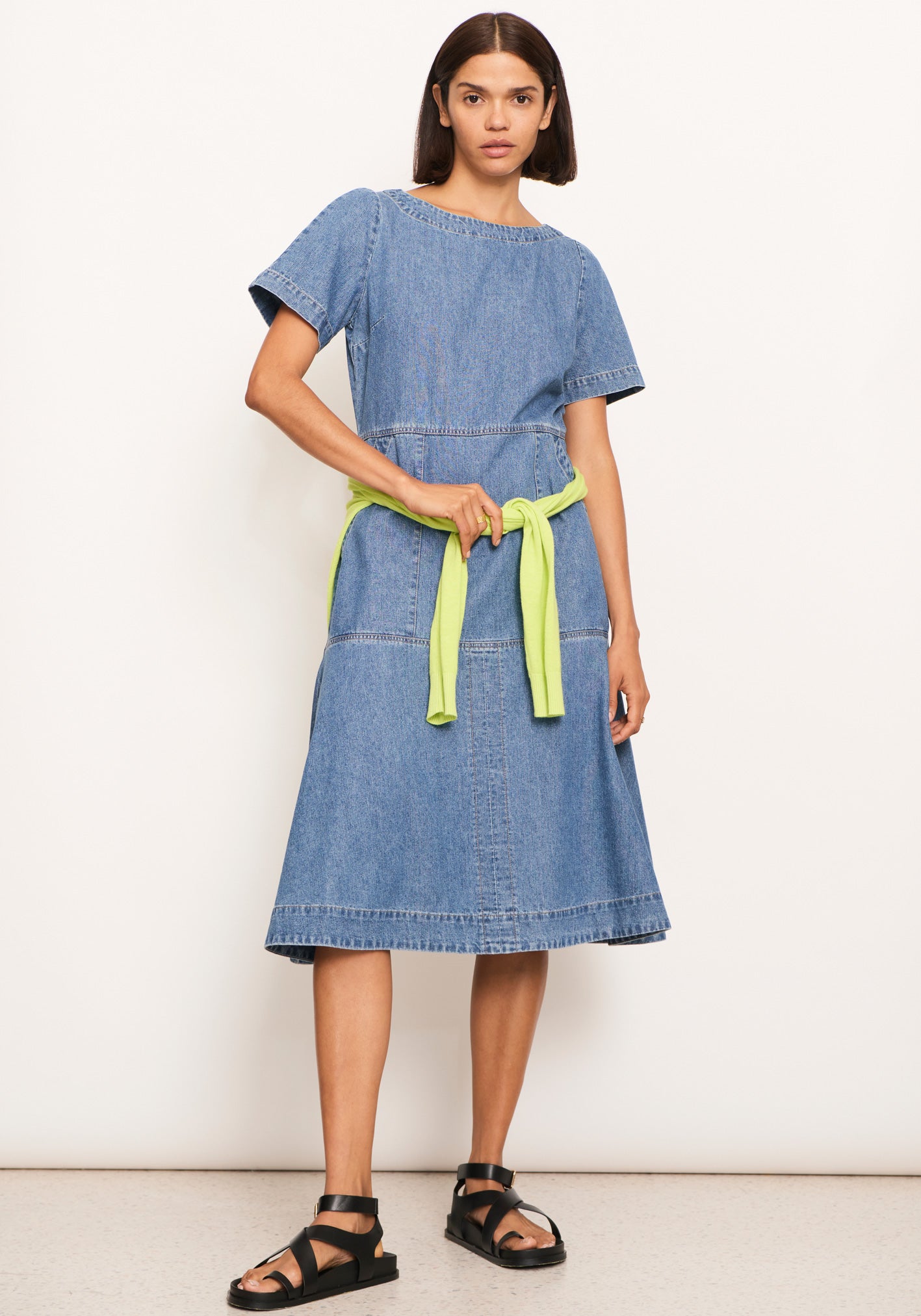 Raydel Denim Dress in Light Wash