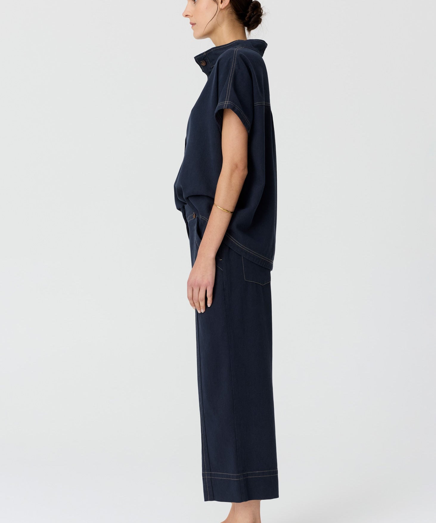 Anise Crop Pant in Ink