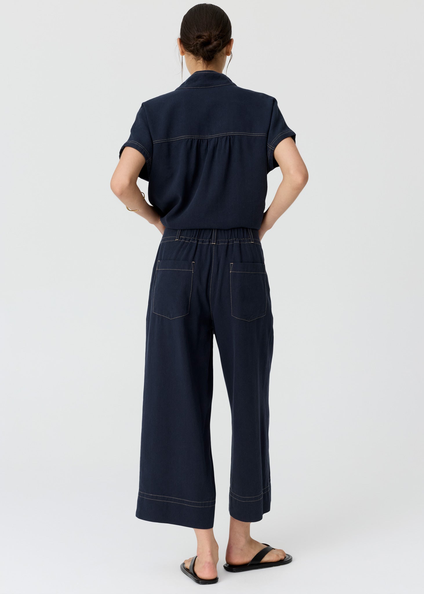 Anise Crop Pant in Ink