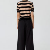 Darcey Stripe Knit Tee