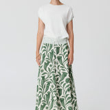 Reed Painted Knit in Chalk/Mint