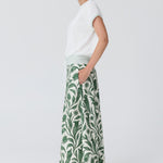 Reed Painted Knit in Chalk/Mint