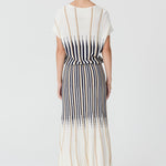 Axil Top in Chalk/Ink/Pebble
