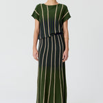 Axil Top in Fern/Ink/Pebble