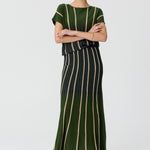 Axil Top in Fern/Ink/Pebble