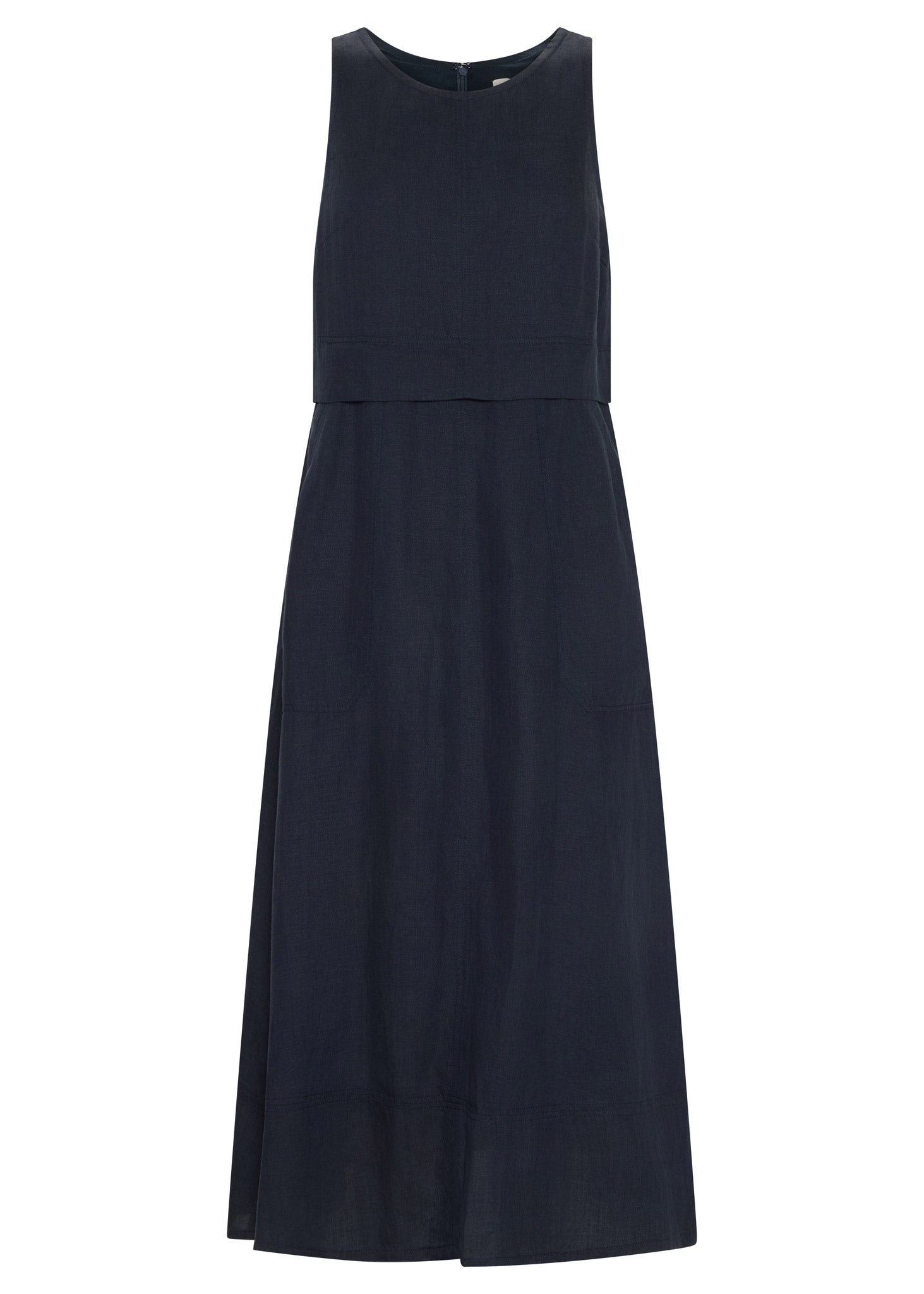 Frankie Double Layer Dress in Ink
