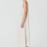 Frankie Double Layer Dress in Natural