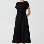Mast Tee Dress in Black