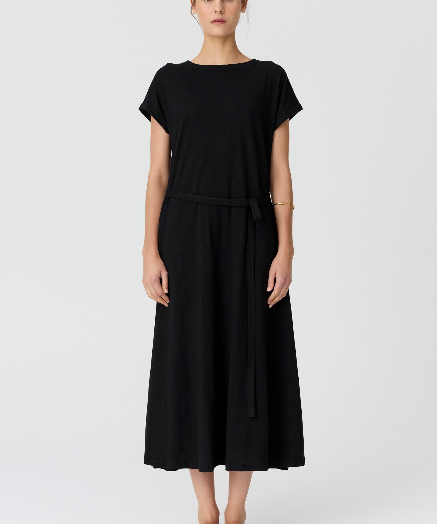 Mast Tee Dress in Black