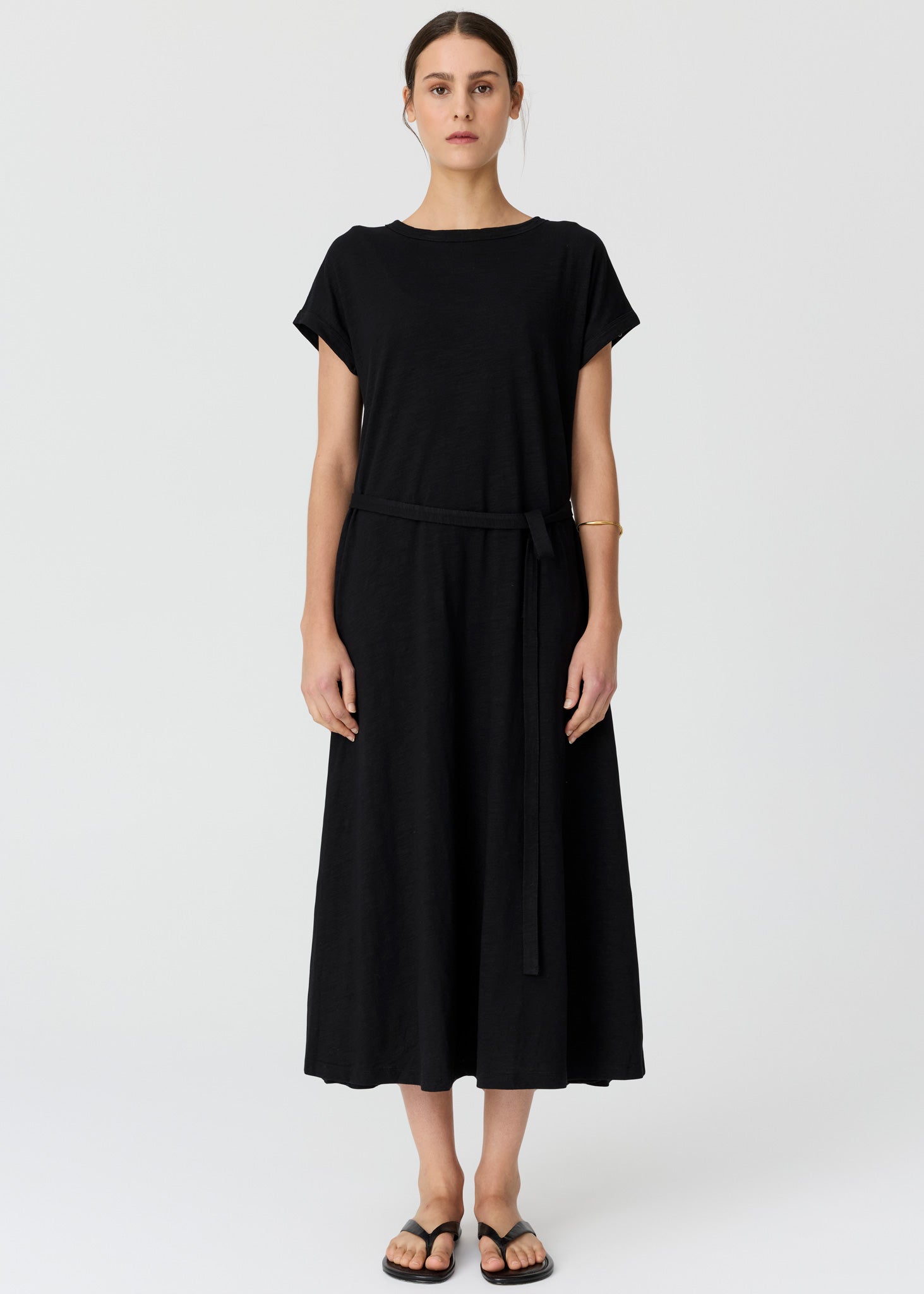 Mast Tee Dress in Black