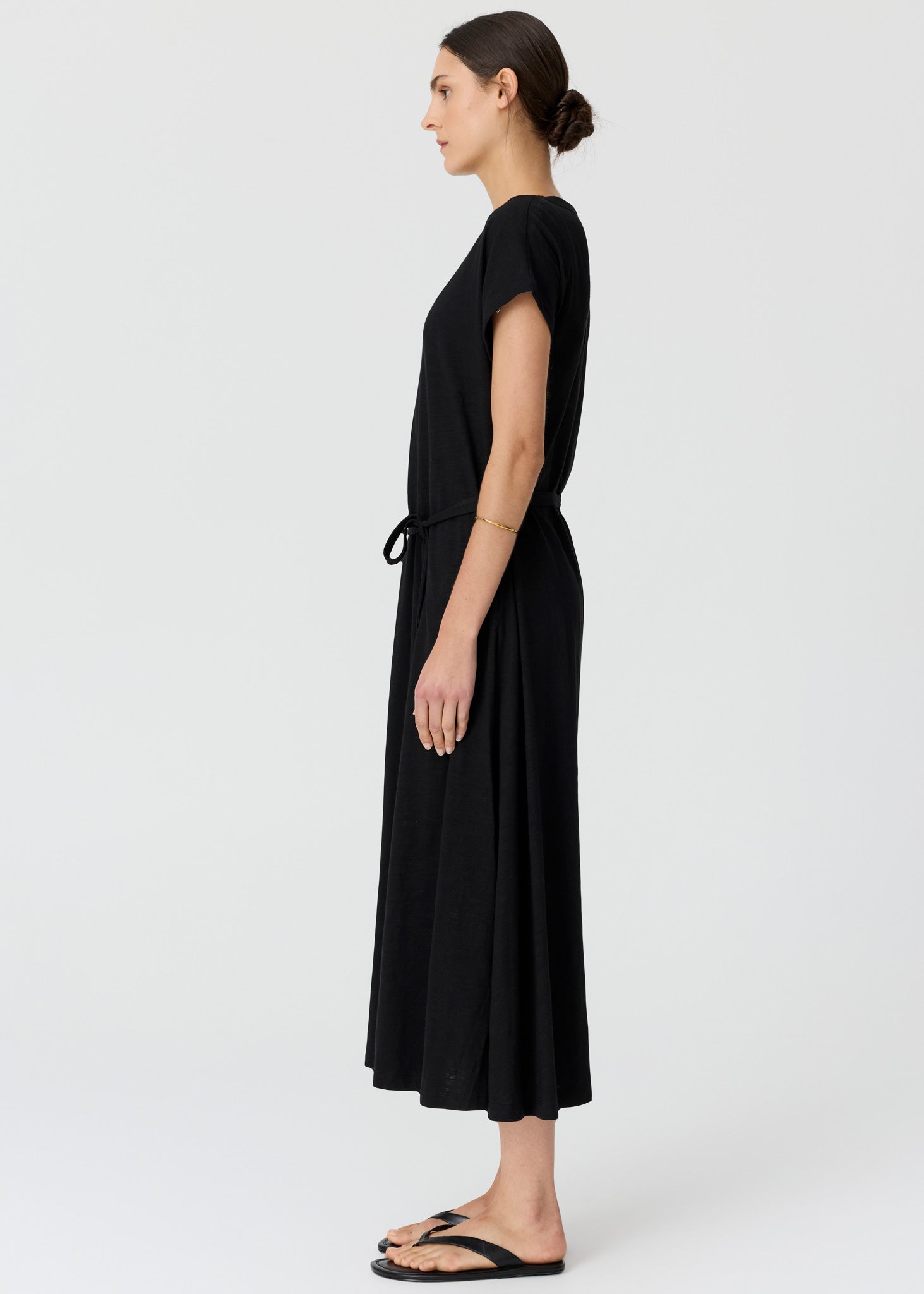 Mast Tee Dress in Black